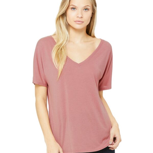 Ladies' Slouchy V-Neck T-Shirt Thumbnail